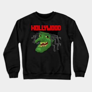 Hollyween Pixel Witch Crewneck Sweatshirt